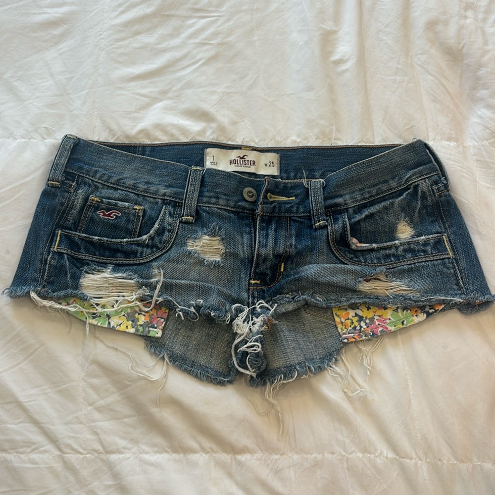 Hollister Cut Off Jean Shorts
